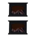 Electric Fireplace Lantern Led Flame Log for Home Decor Christmas