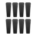 For Floor-door Stop Wedge Rubber Door Stop 8pcs Door Stopper Wedge