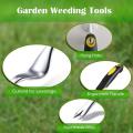 2pcs Garden Weeder Weed Removal Tool for Lawn Farmland Transplant