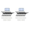 5 Filters+10 Side Brushes for Medion Spare Parts