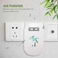 2x Mini Air Purifier Freshener Dust Eliminator (white) Us Plug