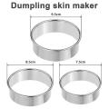 2 Dumpling Molds 3 Dumpling Skin Maker,cutter Pie Ravioli Press Mold
