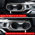 For Toyota Rhd Drive Car Central Control Water Cup Frame Carbon Fiber