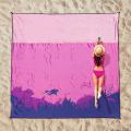 Diveblues Beach Blanket Abysmal Sea Series,pink