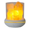 Aroma Diffuser Salt Stone Night Light Humidifier for Car Home White