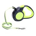 Dog Leash Automatic Extending Nylon Puppy Pet Dog Leashes Green