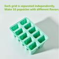 10 Sphere Silicone Ice Popsicle Molds,for Homemade Ice Cream