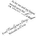 Every Family Has A Story Welcome to Ours Pvc Wall Sticker Art Decal