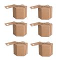 50pcs Kraft Paper Candy Box,with Twine and Tag,wedding Party Supplies