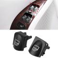 For W203 W208 C Clk Class Front Left+right Window Switch Button Caps