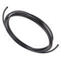 2pcs 6mm X 4mm Pneumatic Air Compressor Pu Hose Pipe 3 Meters Black