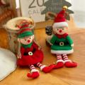 Kids Gift Christmas Elf Doll Xmas Tree Angel Pendant Xmas Home Decor