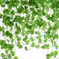 12 Pcs 7.5ft Artificial Maple Leaves Hanging Vines, Hanging Plants