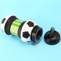 Football Sports Water Bottle Foldable Travel Bottles with Silicone