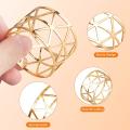 8 Pcs Of Round Mesh Napkin Ring Holder,for Casual Or Formal Occasions