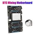 Eth79-x5 Btc Motherboard with E5 2620 Cpu+8g Ddr3 Ram+5 Power Cables