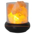 Aroma Diffuser Salt Stone Night Light Humidifier for Car Home Black