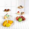 4set 3-tier White Dessert Cake Stand,pastry Stand Small Cupcake Stand