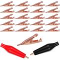 20 Mini Toothless Alligator Test Clips,solid Copper Clips Electrical