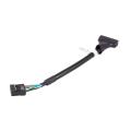 Black 19 Pin Usb 3.0 Female to 9 Pin Usb2.0 Male Cable Converter