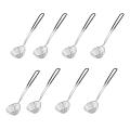 8pcs Stainless Steel Hot Pot Strainer Spoons 2.5 Inch Skimmer Spoon