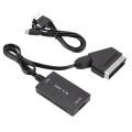 Scart to Hdmi Converter with Hdmi Cable Hd Adapter 720p 1080p