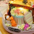 Cat Candy Music Box Diy Handmade Led Castle In The Sky Wooden Present