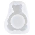 Candle Holder Mould, Diy Cartoon Bear Candle Holder Silicone Mould