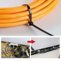 500pcs Cable Ties Black Heavy Duty Zip Ties 2.5 X 100mm, 2.5 X 150mm