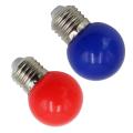E27 Led Bulbs 1w Pe Frosted Led Globe Colorful 220v -1pcs(blue)