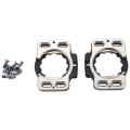 2 Pair Aluminum Alloy Pedal Clip Riding Or Speedplay Zero