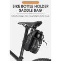 West Biking Saddle Bag Waterproof Storage Bike Bag,multicolor