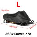 Snowmobile Cover Waterproof Dust Trailerable Sled Cover 368x130x121cm