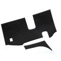 Car Steering Wheel Under Anti-kick Panel Decoration, Carbon Fiber