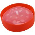 Microwave Silicone Foldable Red Kitchen Popcorn Bucket Bowl with Lid