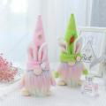 Easter Faceless Gnome Rabbit Doll Decoration for Home Spring-a