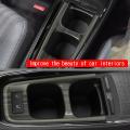 Central Control Cup Frame Panel Water Cup Holder Cover Carbon Fiber