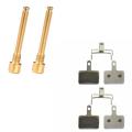 For Bicycle Disc Brake Pad Threaded Pin Inserts Screw -golden