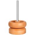 Bead Spinner Bowl, Bead Loader for Jewelry Making Tool, Wood Color