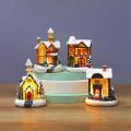 Christmas Luminous Small House Led Warm Lights European-style D