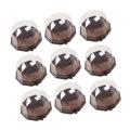 100 Pcs Disposable Moon Container Rhombus Cake Mousse Packaging Box