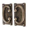 4pcs Vintage Antique Bronze Drawer Ring Pull Handles,furniture Handle