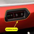Real Carbon Fiber Car Headlight Switch Cover for Lamborghini Urus