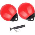 1 Pair Of Boat Mooring Buoys,pvc Round, Boat Bumpers,9.8x12.2 Inch