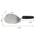 Round Blade Stainless Steel Pizza Shovel Kitchen Plastic Handle
