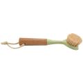 1pcs Natural Bamboo Dish Brush Hand Brush Over Wood Handle Scrubber