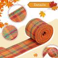 8pcs Lattice Ribbon with Thread Packaging Craft Multi-color Diy Craft