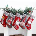 Christmas Stocking Large Xmas Gift Bags Decoration for Home Decor E