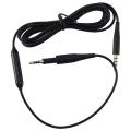 Replacement Cable Audio Cord for Akg K430 K450 K451 Headphones Black