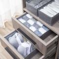 Underwear Drawer Organiser Internal Panty Socks Storage Box Khaki